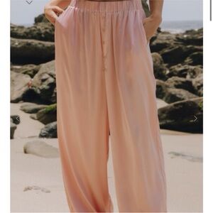 Daily Drills Pink Satin Pants XS/S
